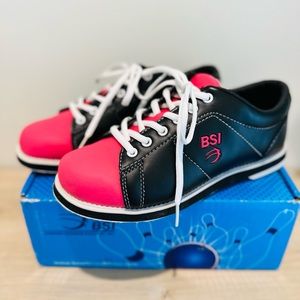 Women's BSI Bowling Shoes Black/Pink Size 6.5